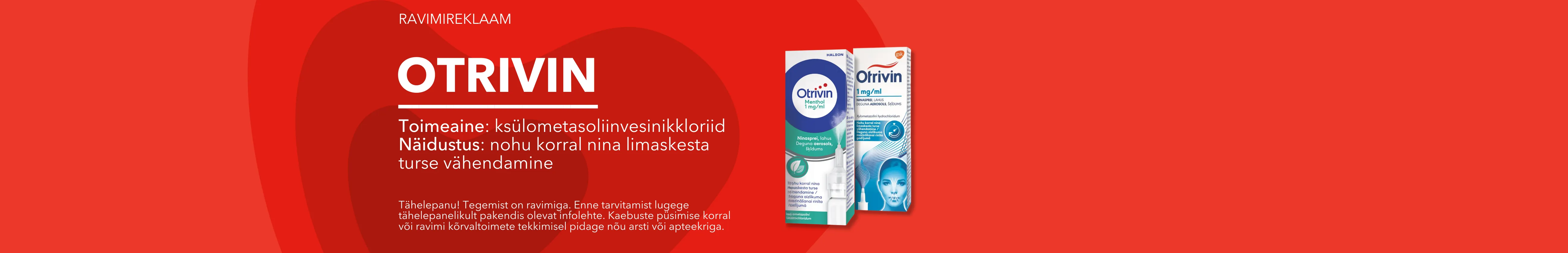 Капли и спреи от насморка