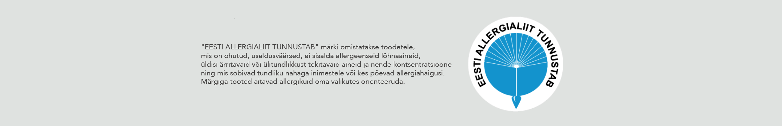 Eesti Allergialiit tunnustab