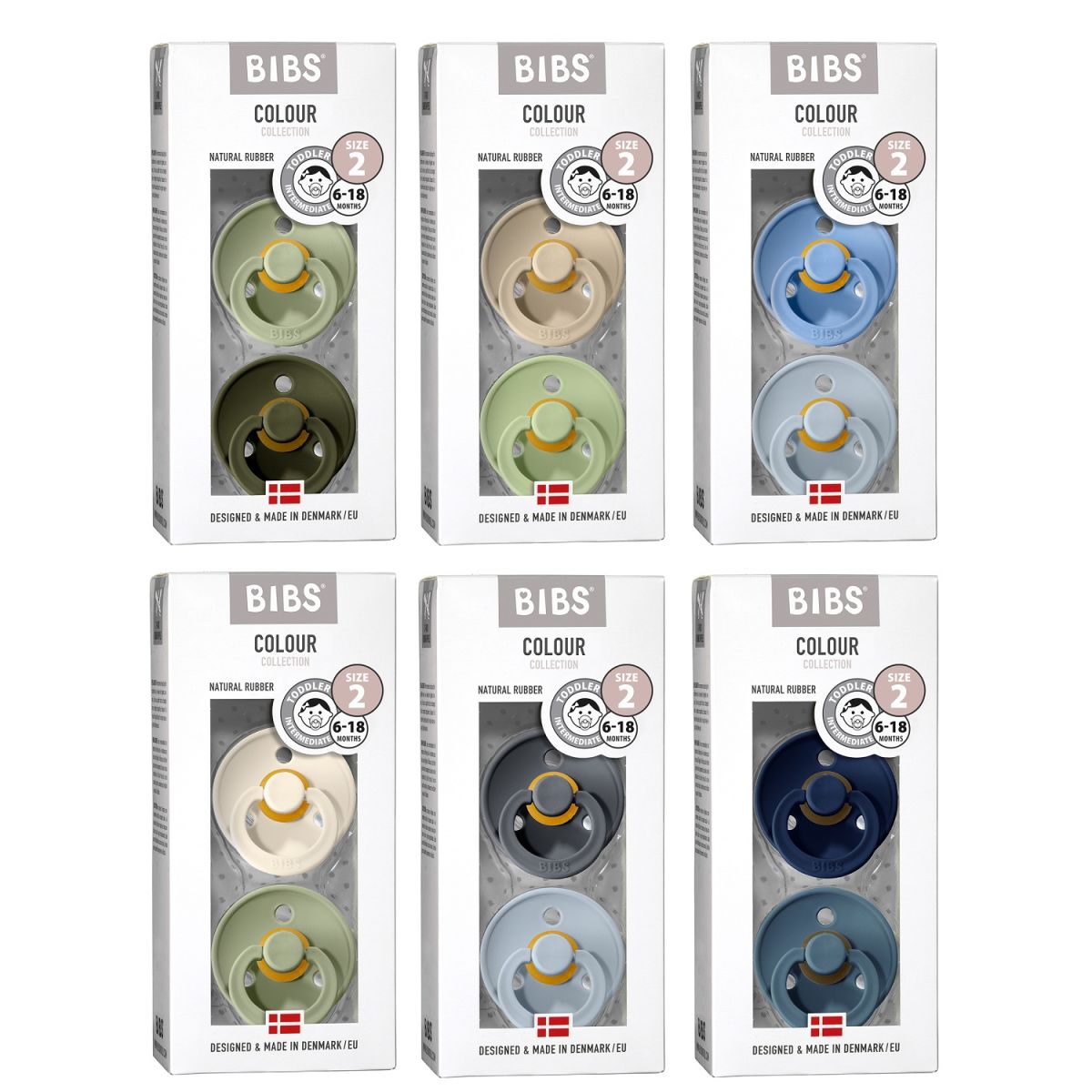 BIBS COLOUR RÕNGASLUTT 6-18 KUUD POISTELE N2 - Product Image