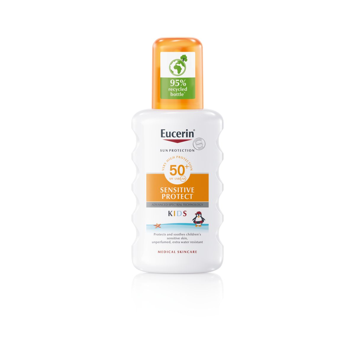 EUCERIN SUN PÄIKESEKAITSESPREI LASTELE SPF50+ 200ML - Product Image