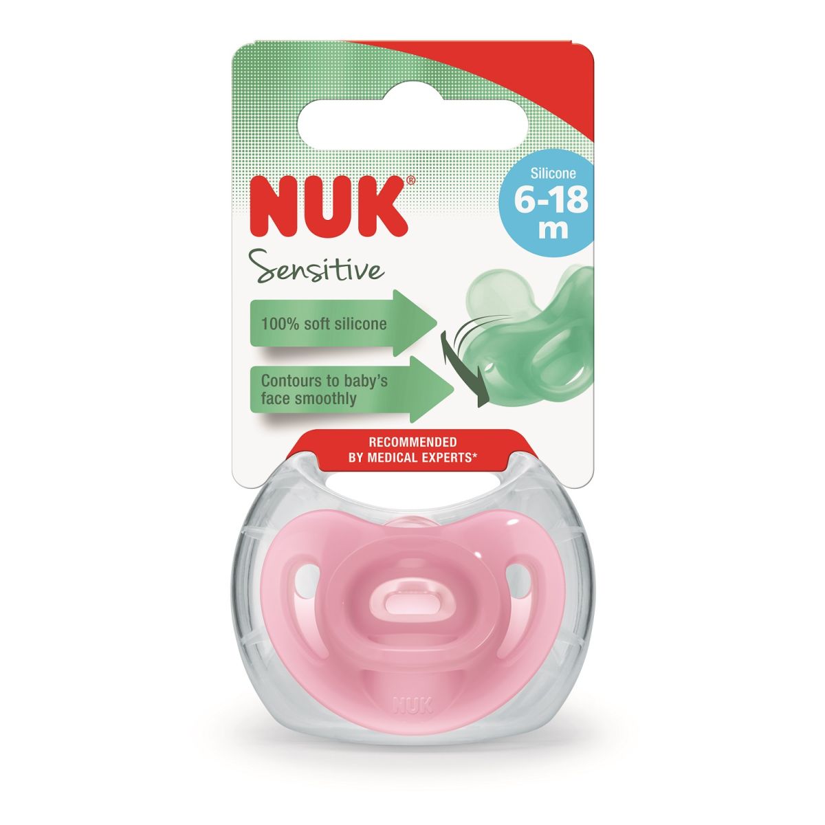 NUK RÕNGASLUTT SENSITIVE 6-18 KUUD SIL N1 - Product Image