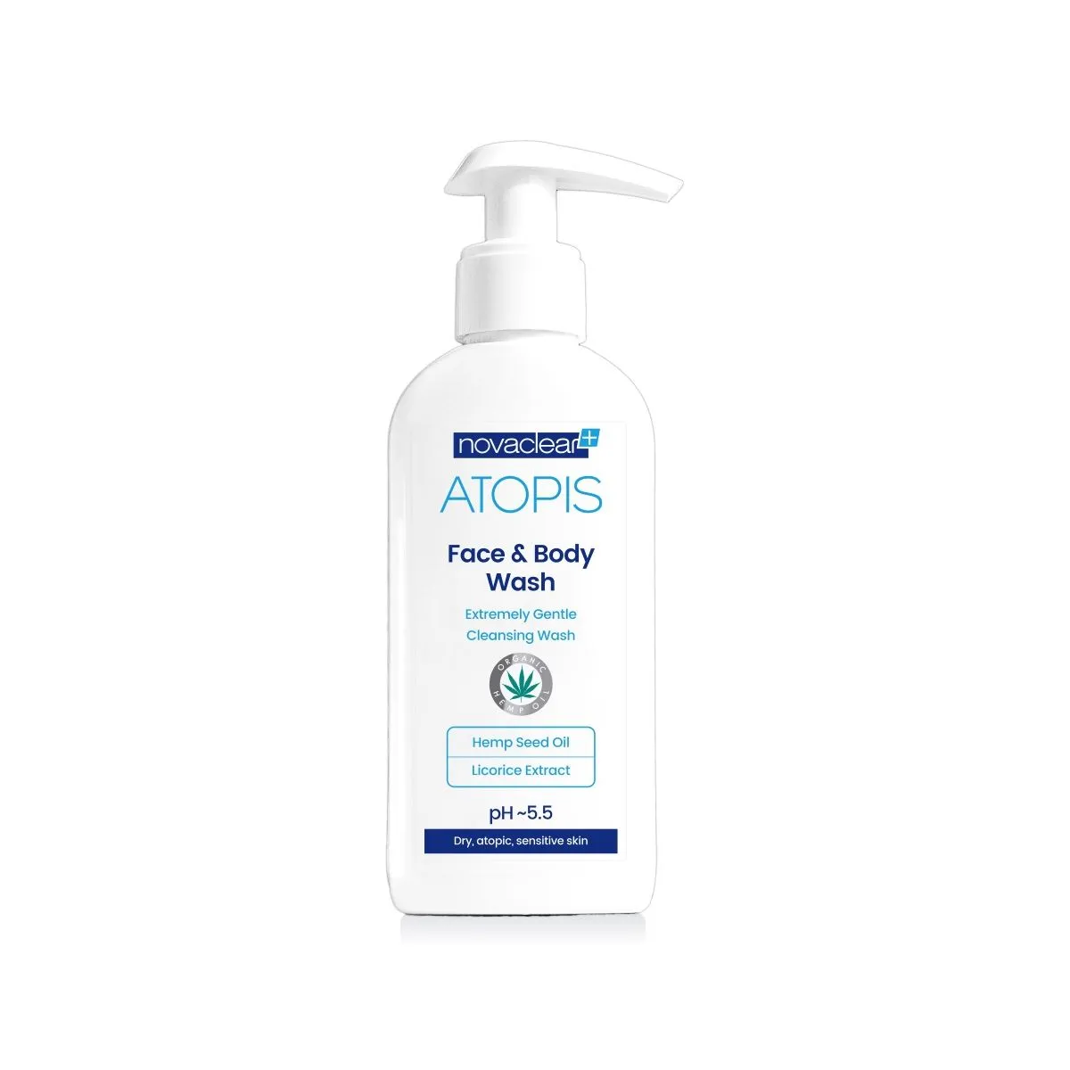 NOVACLEAR ATOPIS ГЕЛЬ ДЛЯ НЕЖНОГО МЫТЬЯ ЛИЦА И ТЕЛА 200МЛ - Product Image