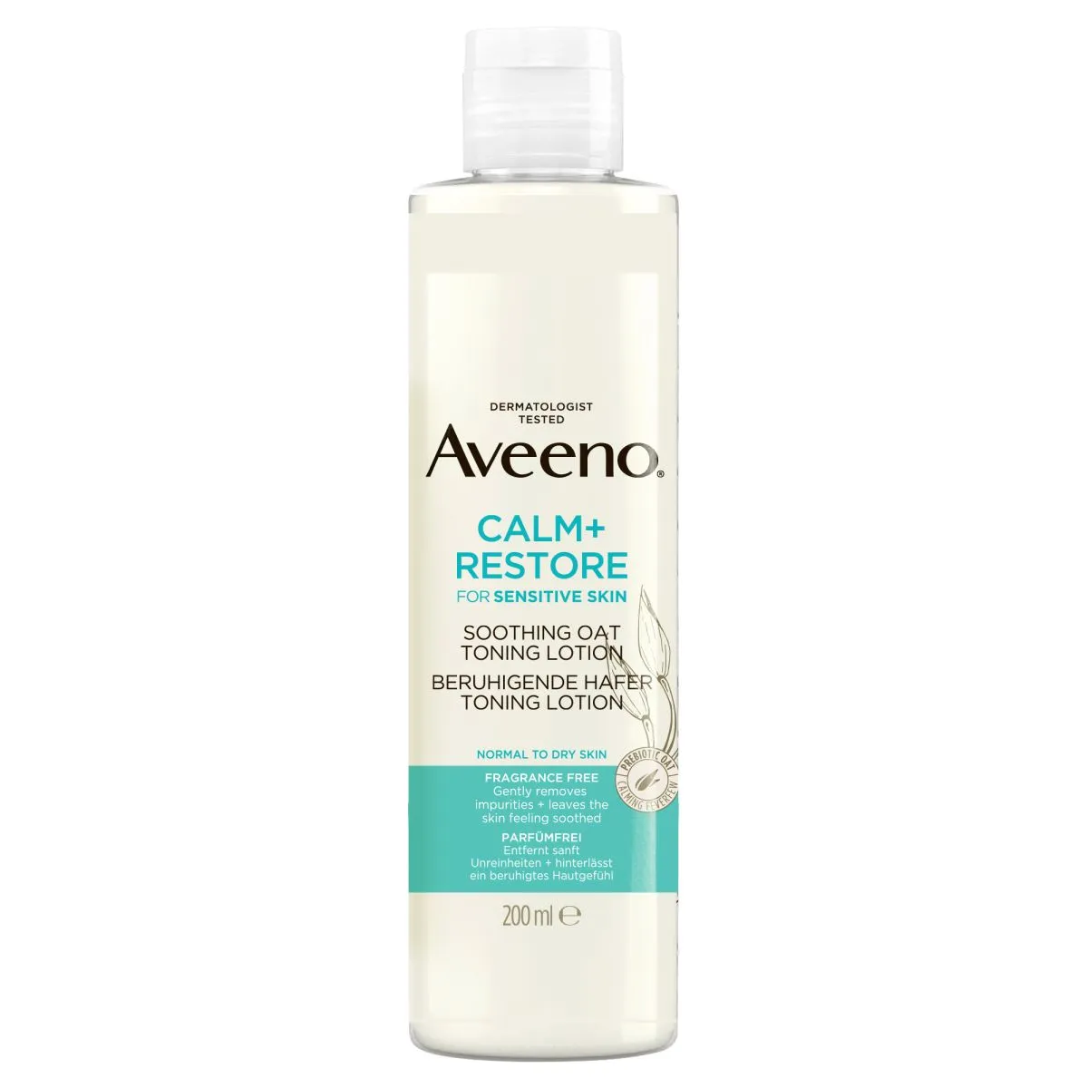 AVEENO CALM+RESTORE NÄOTOONIK 200ML - Product Image 1
