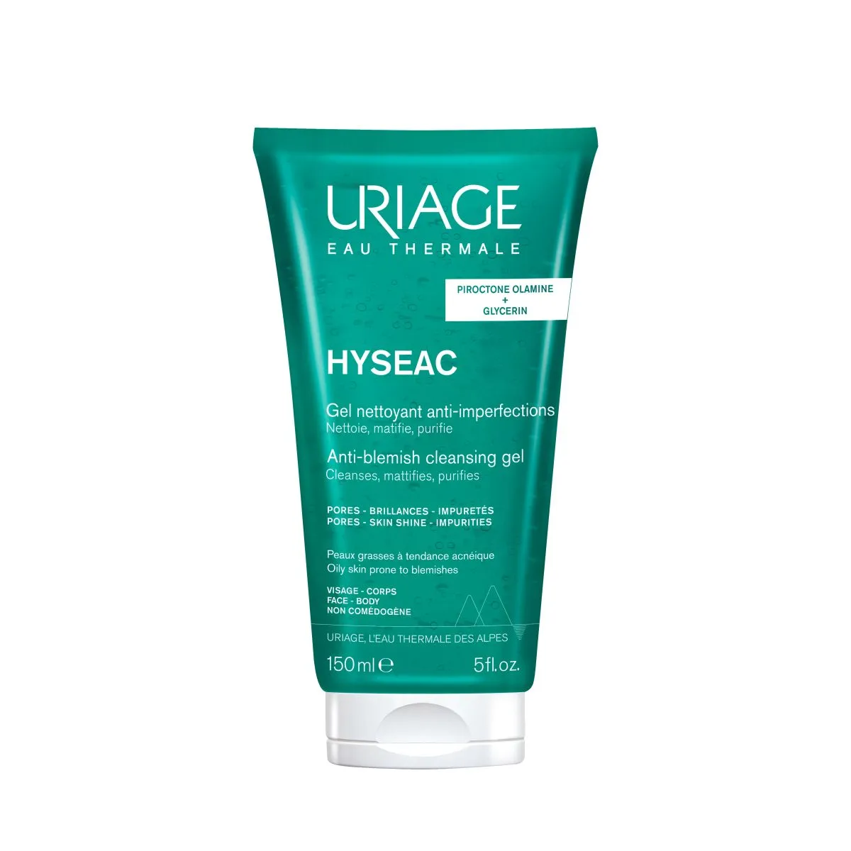 URIAGE HYSEAC PESUGEEL RASUSELE NAHALE NÄOLE JA KEHALE 150ML UUS - Product Image