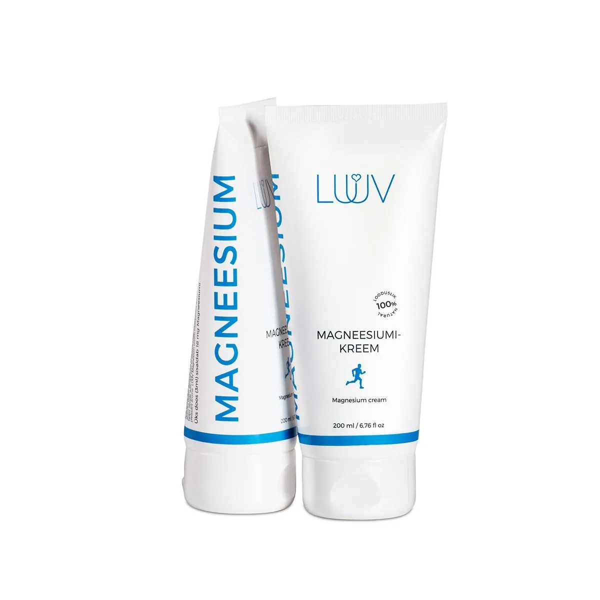 LUUV 100% LOODUSLIK MAGNEESIUMIKREEM 200ML - Product Image