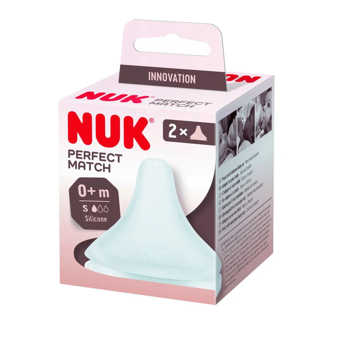 NUK PERFECT MATCH PUDELILUTT SILIK. S (0+KUUD) N2 - Product Image