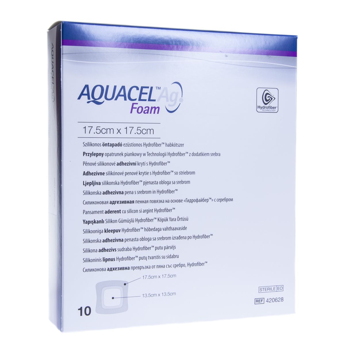 AQUACEL AG FOAM KLEEP HAAVASIDE 17,5CMX17,5CM N10