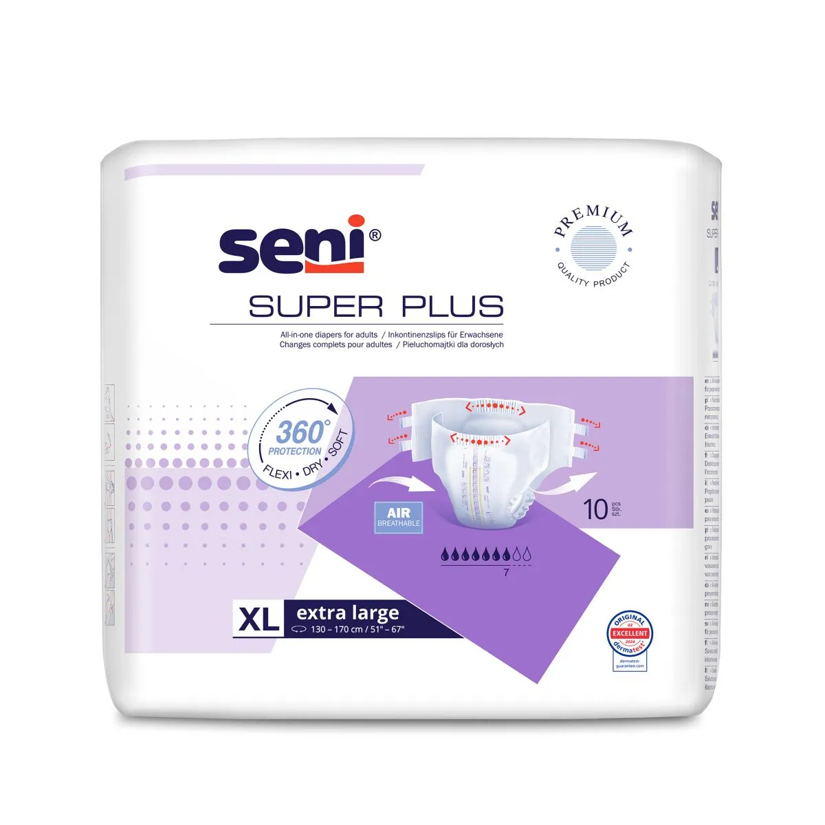 SENI SUPER PLUS PÜKSMÄHKMED XL 3200ML N10 - Product Image
