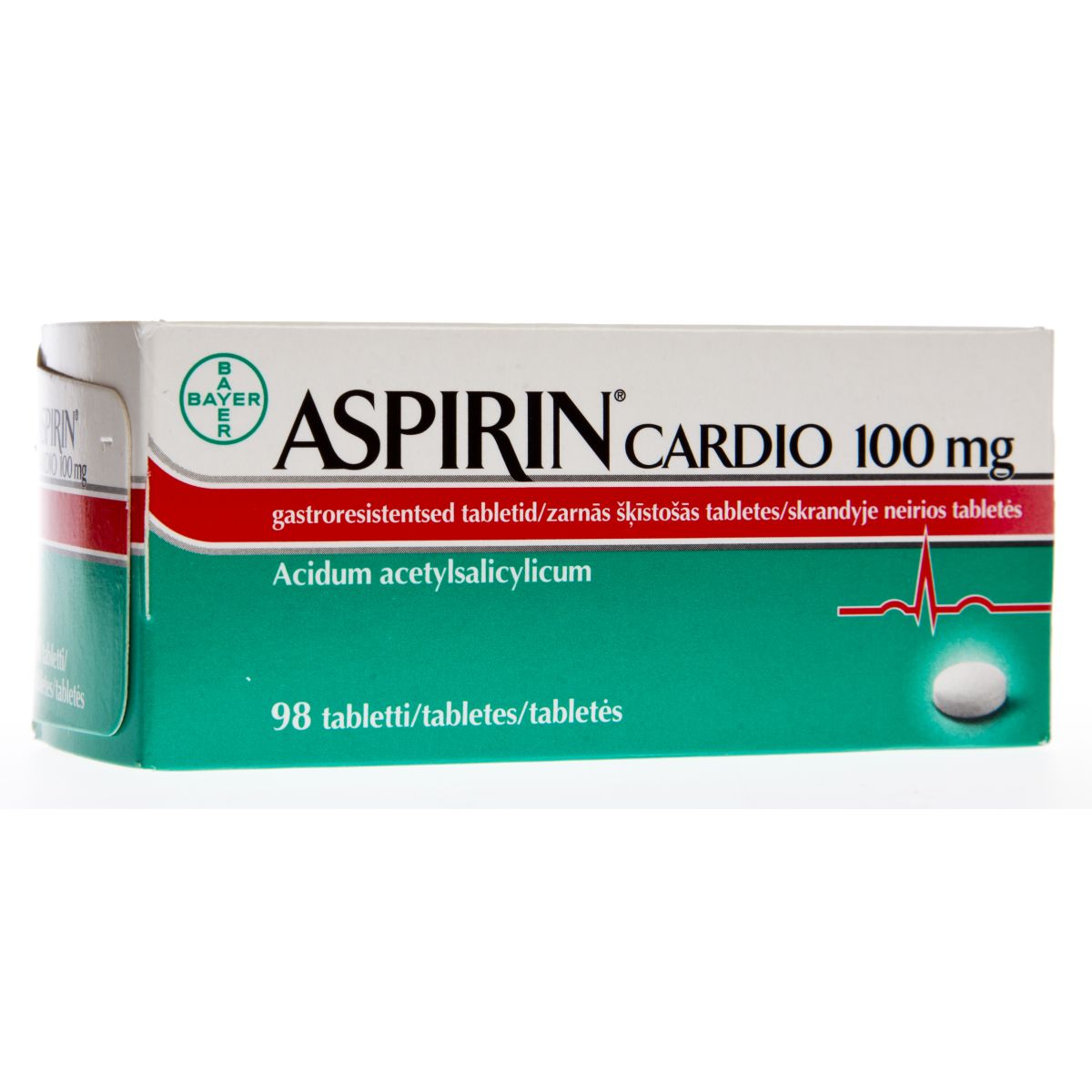 ASPIRIN CARDIO GASTRORESIST TBL 100MG N98