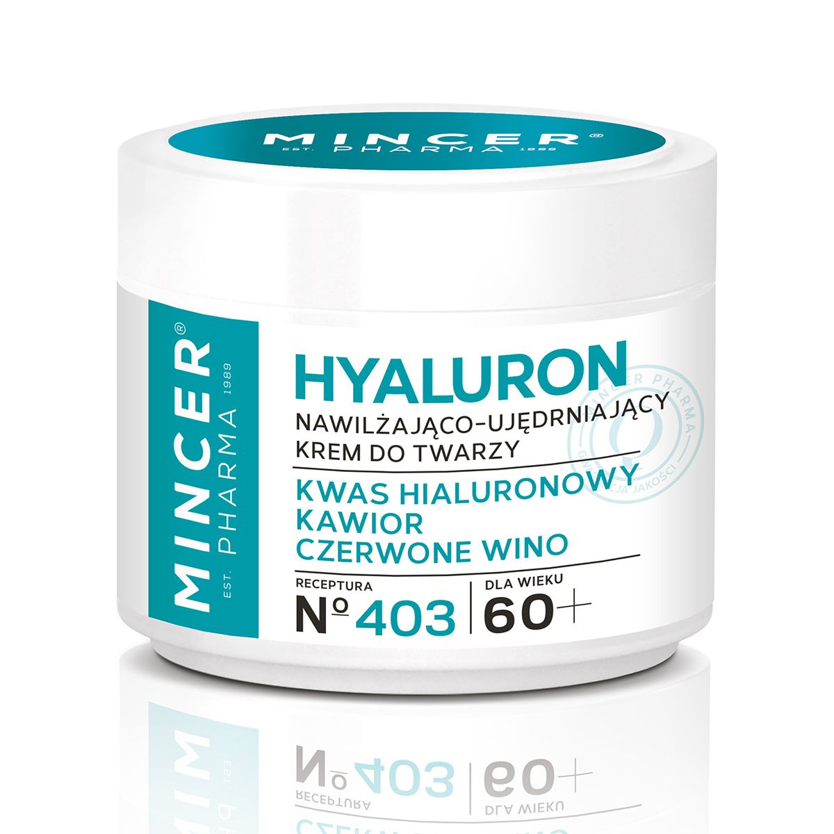 MINCER PHARMA NÄOKREEM HÜALUROONHAPPEGA 60+ 50ML - Product Image