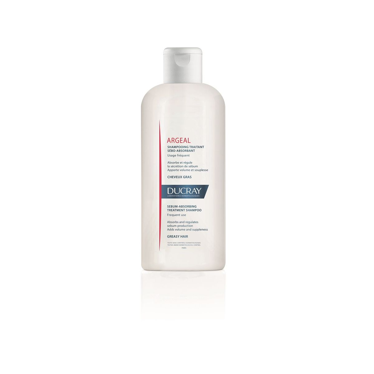 DUCRAY ARGEAL SEBUM-ABSORBING SHAMPOO  200ML - Product Image