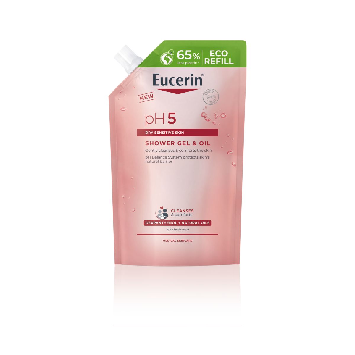 EUCERIN PH-5 DUSHIGEEL-ÕLI TÄITEPAKEND 400ML - Product Image