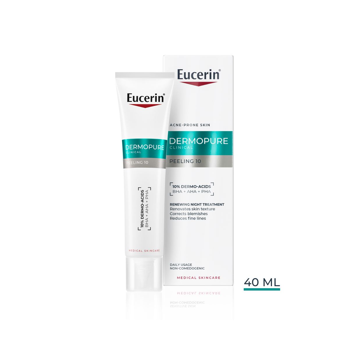 EUCERIN DERMOPURE CLINICAL ÖINE HOOLDUS NAHKA UUENDAV 40ML - Product Image