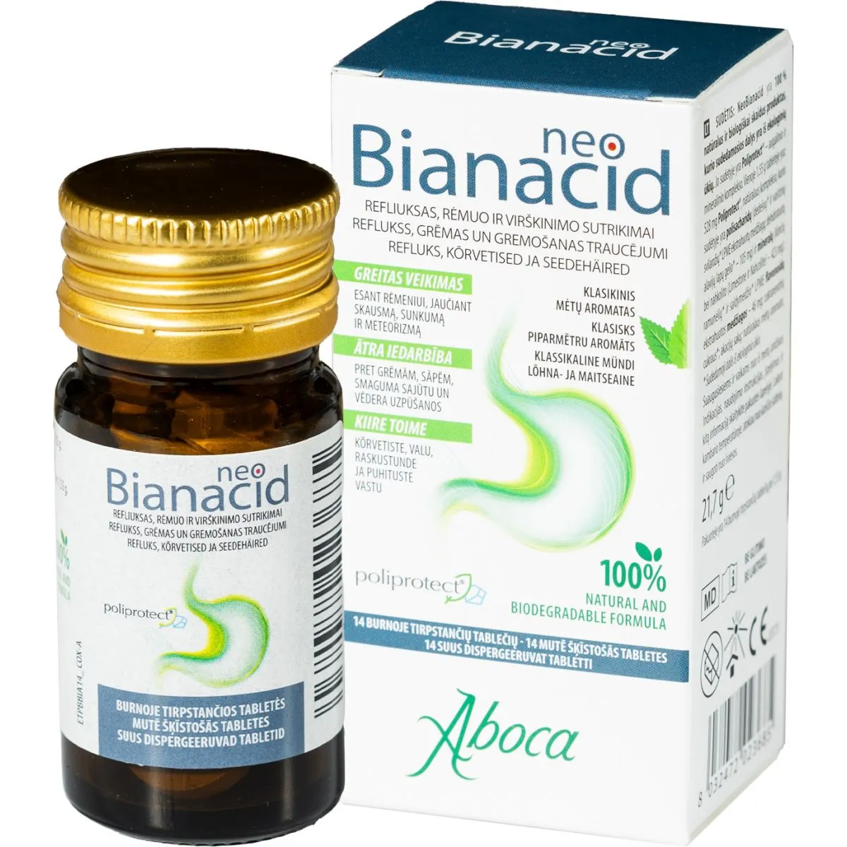 NEOBIANACID SUUS DISPERGEERUVAD TBL N14 - Product Image