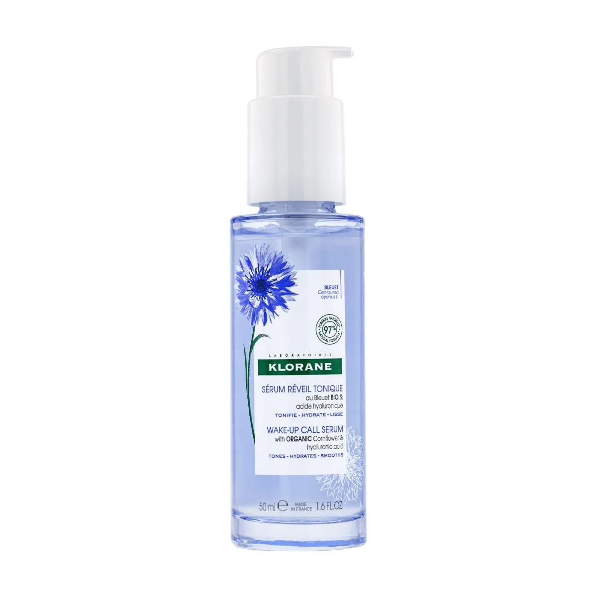 KLORANE SEERUM VÄRSKENDAV ORGAANILISE RUKKILILLEGA 50ML - Product Image