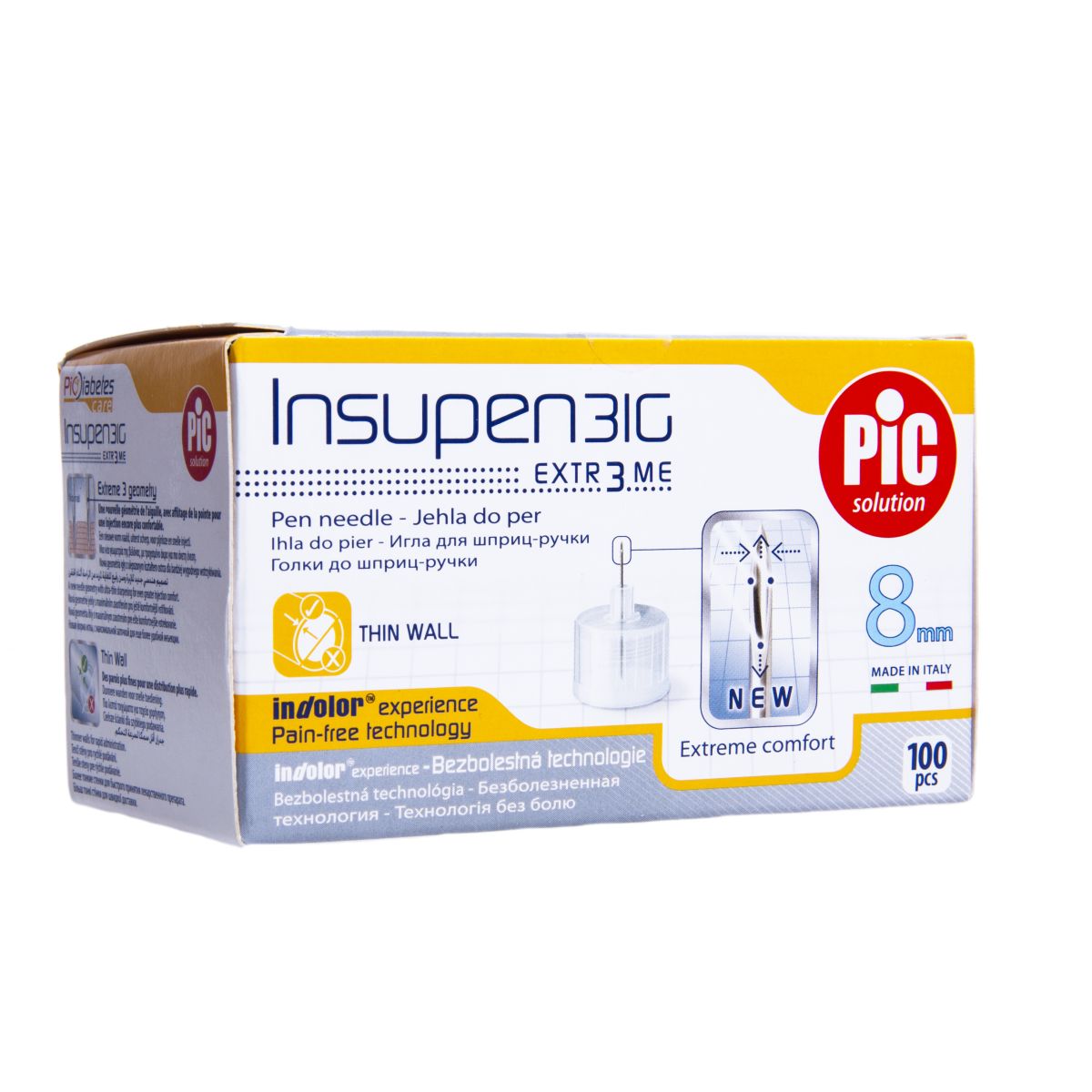 INSULIININÕELAD INSUPEN EXTREME 31G 8MM N100 - Product Image