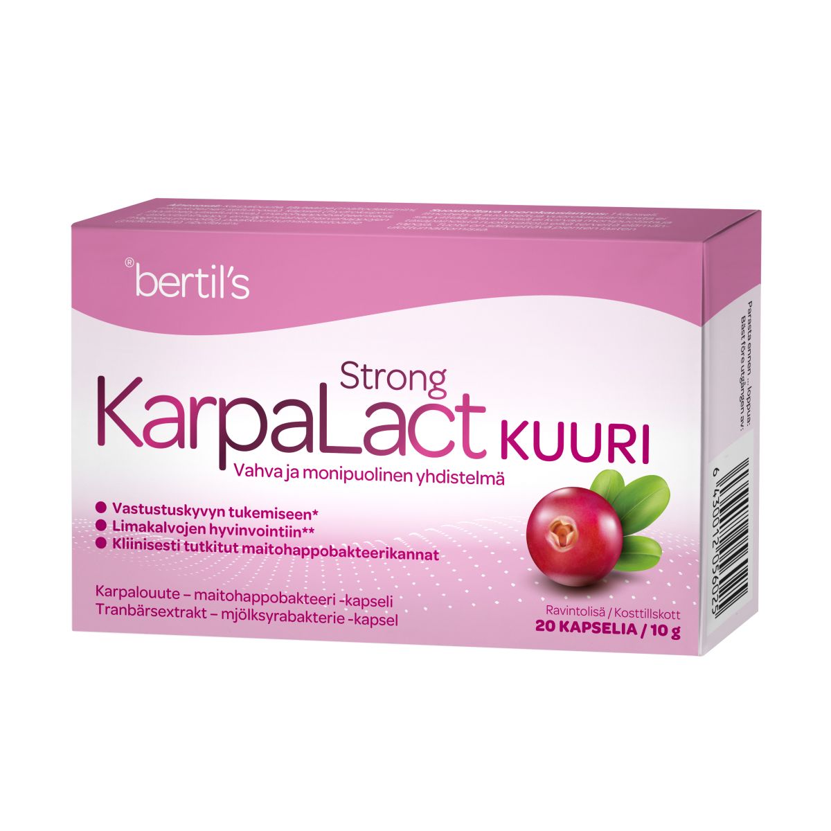 BERTILS KARPALACT STRONG KAPSLID N20 - Product Image