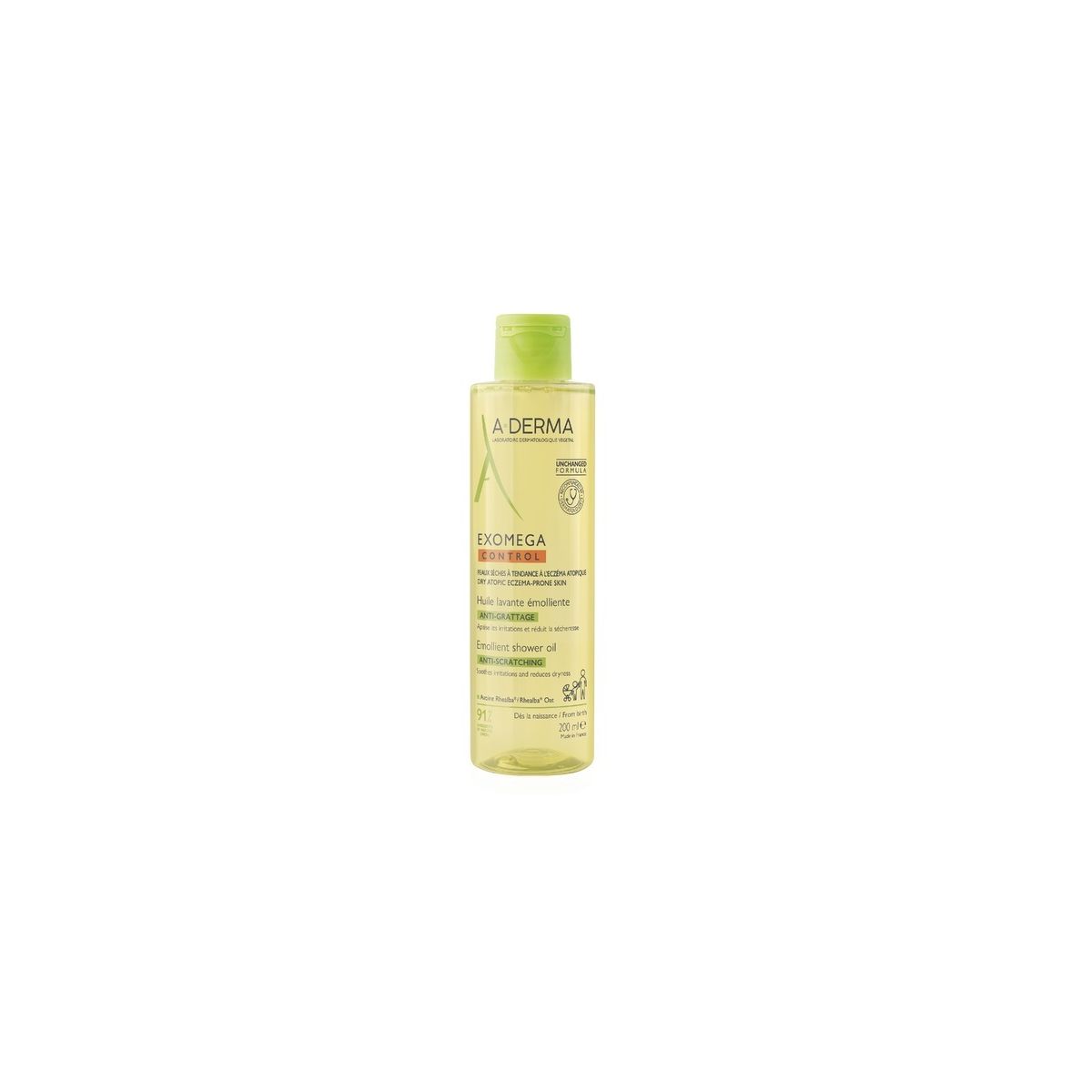 A-DERMA EXOMEGA CONTROL DUSHIÕLI ATOOPILISELE NAHALE 200ML UUS - Product Image