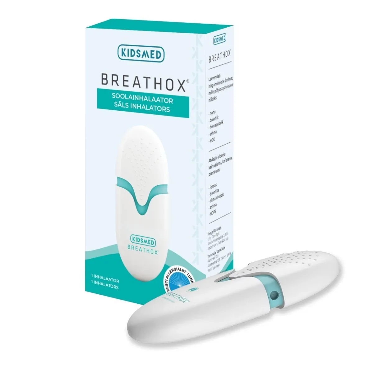 KIDSMED BREATHOX SOOLAINHALAATOR - Product Image