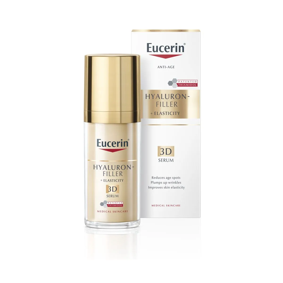 EUCERIN HYALURON FILLER+ELASTICITY 3D SEERUM 30ML UUS - Product Image