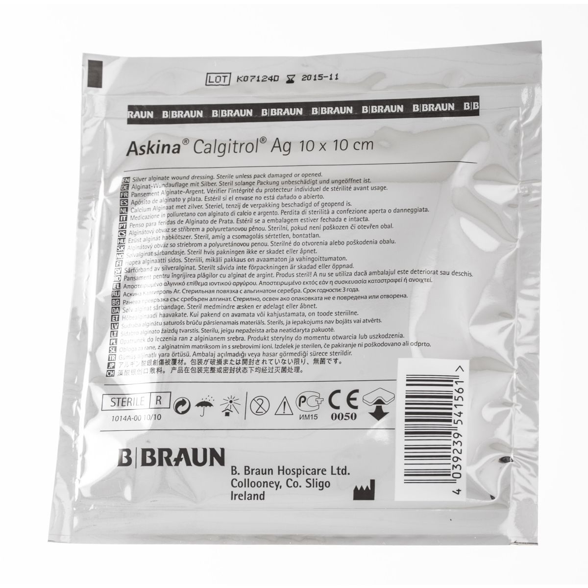 ASKINA CALGITROL Ag HAAVASIDE 10CMX10CM