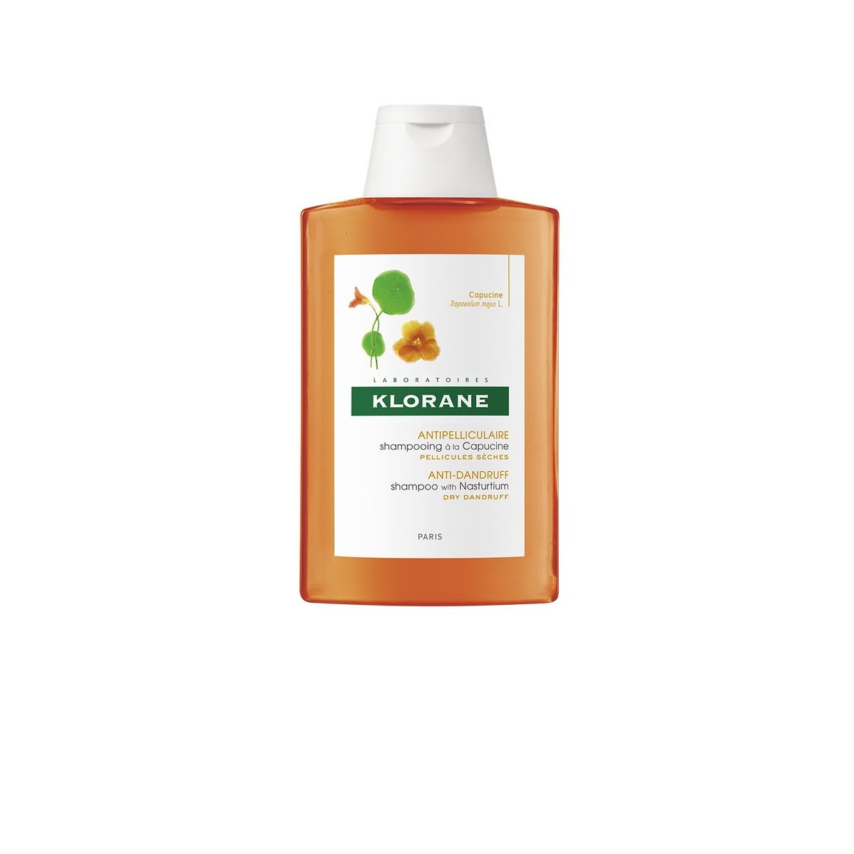Klorane Anti-Dandruff Shampoo with Nasturtium Extract 200 ml - Product Image