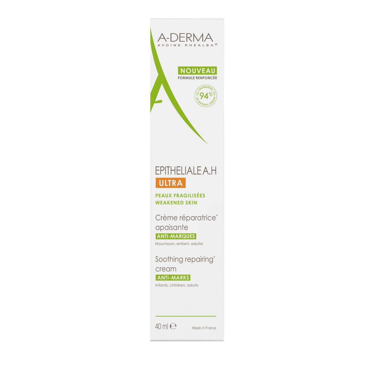 A-DERMA EPITHELIALE ULTRA KREEM TAASTAV 40ML - Product Image