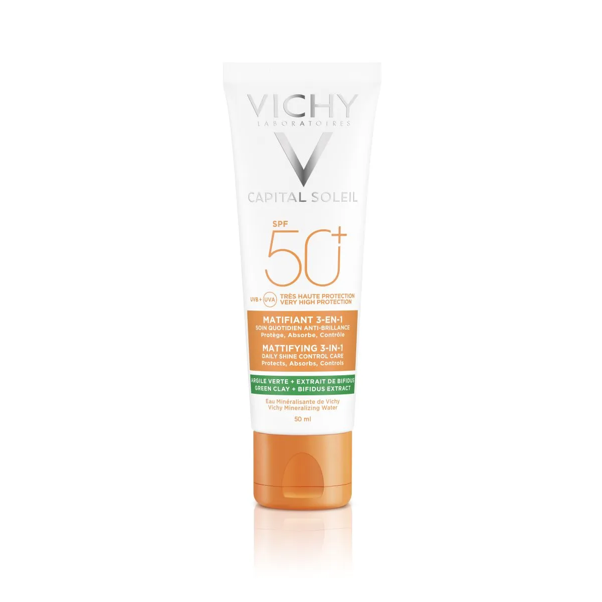 VICHY CS PÄIKESEKAITSEKREEM NÄOLE AKNEVASTANE SPF50 50ML - Product Image