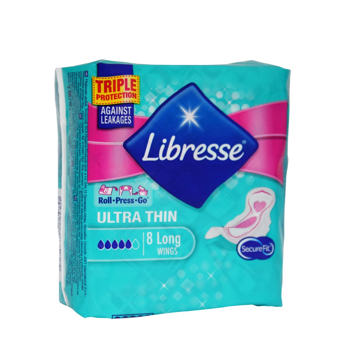 Гигиенические прокладки LIBRESSE Ultra Thin Super Long Wings 3мм, 10 шт - Product Image