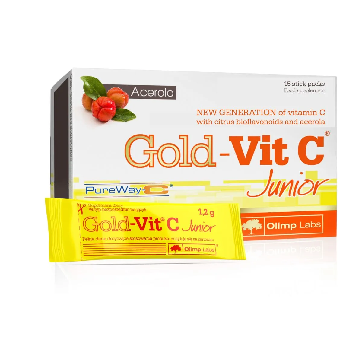 OLIMPLABS GOLD-VIT C JUNIOR PULBER VAARIKA N15 - Product Image