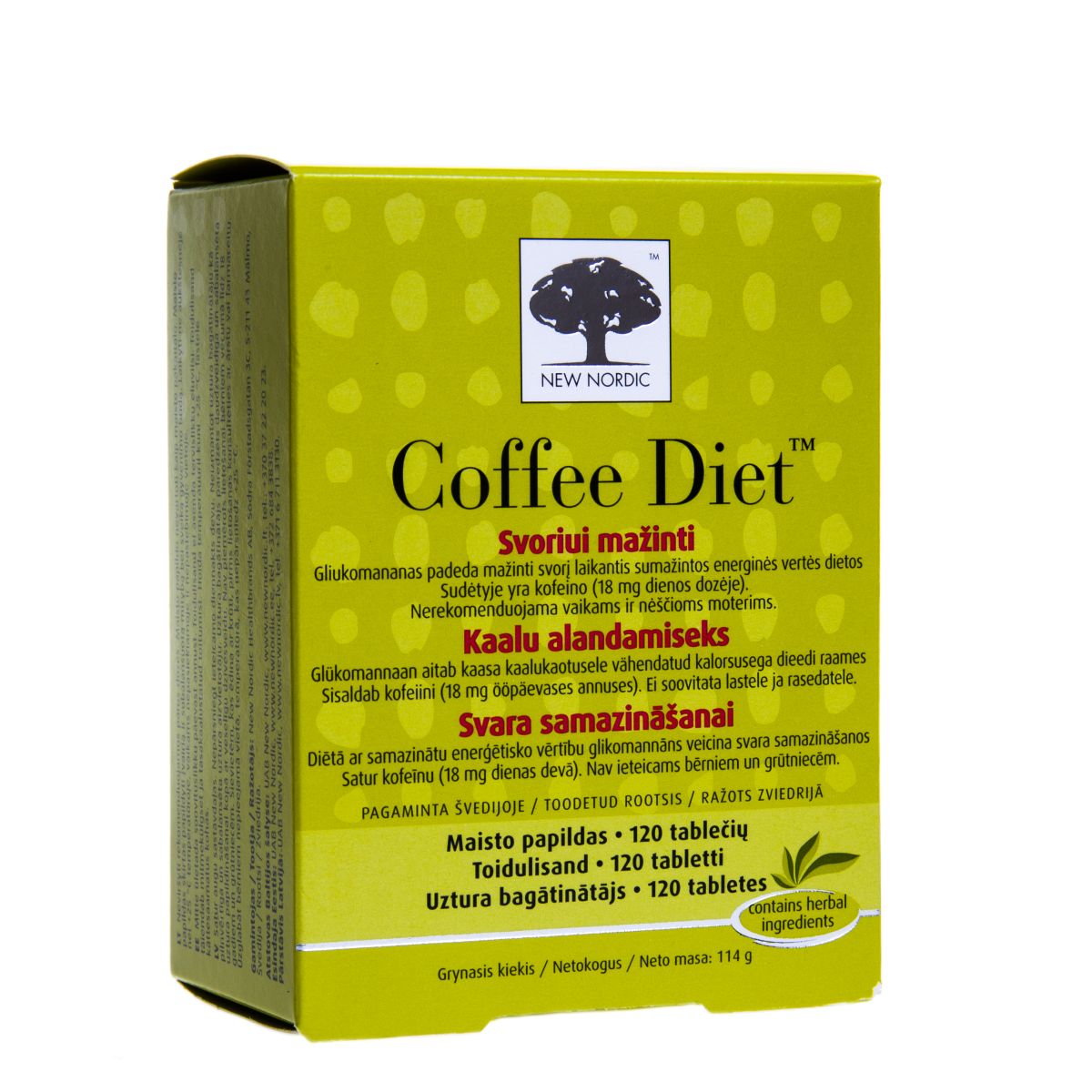 COFFEE DIET TBL N120 - Product Image
