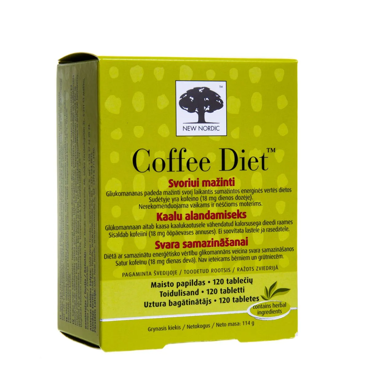 COFFEE DIET TBL N120 - Product Image