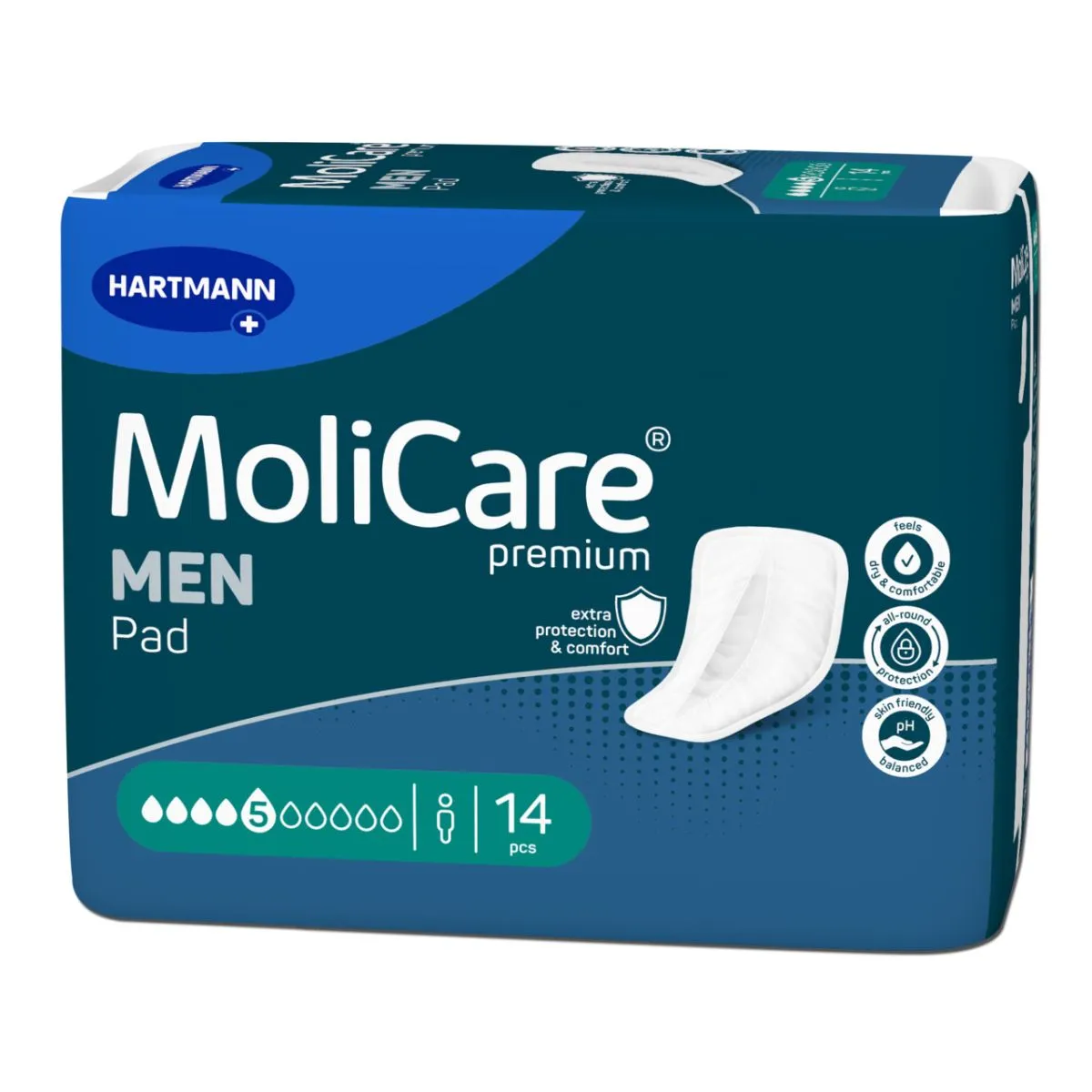 MOLICARE PAD MEN 5 TILKA N14 /168069/ UUS PAKEND - Product Image