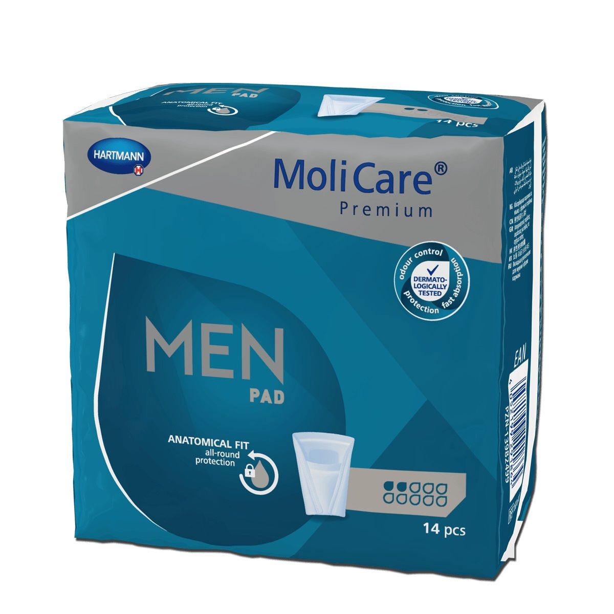 MOLICARE PAD MEN 2 TILKA (TASKUKUJULINE) N14/168600/