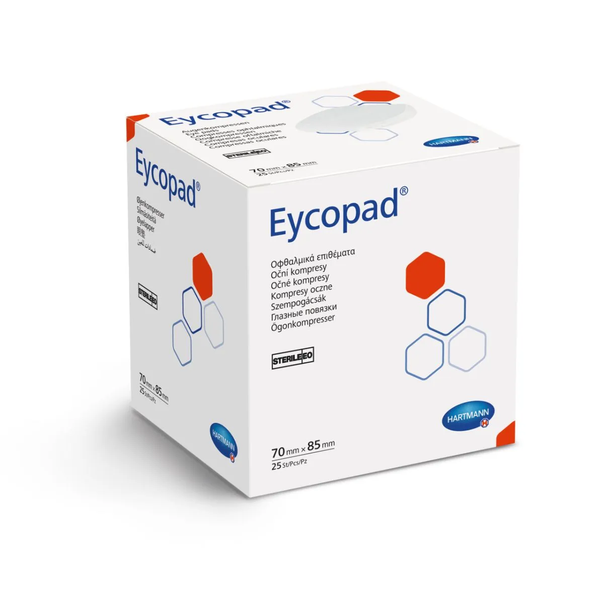 EYCOPAD SILMASIDE STERIILNE 70X85MM N25 /417540/ - Product Image
