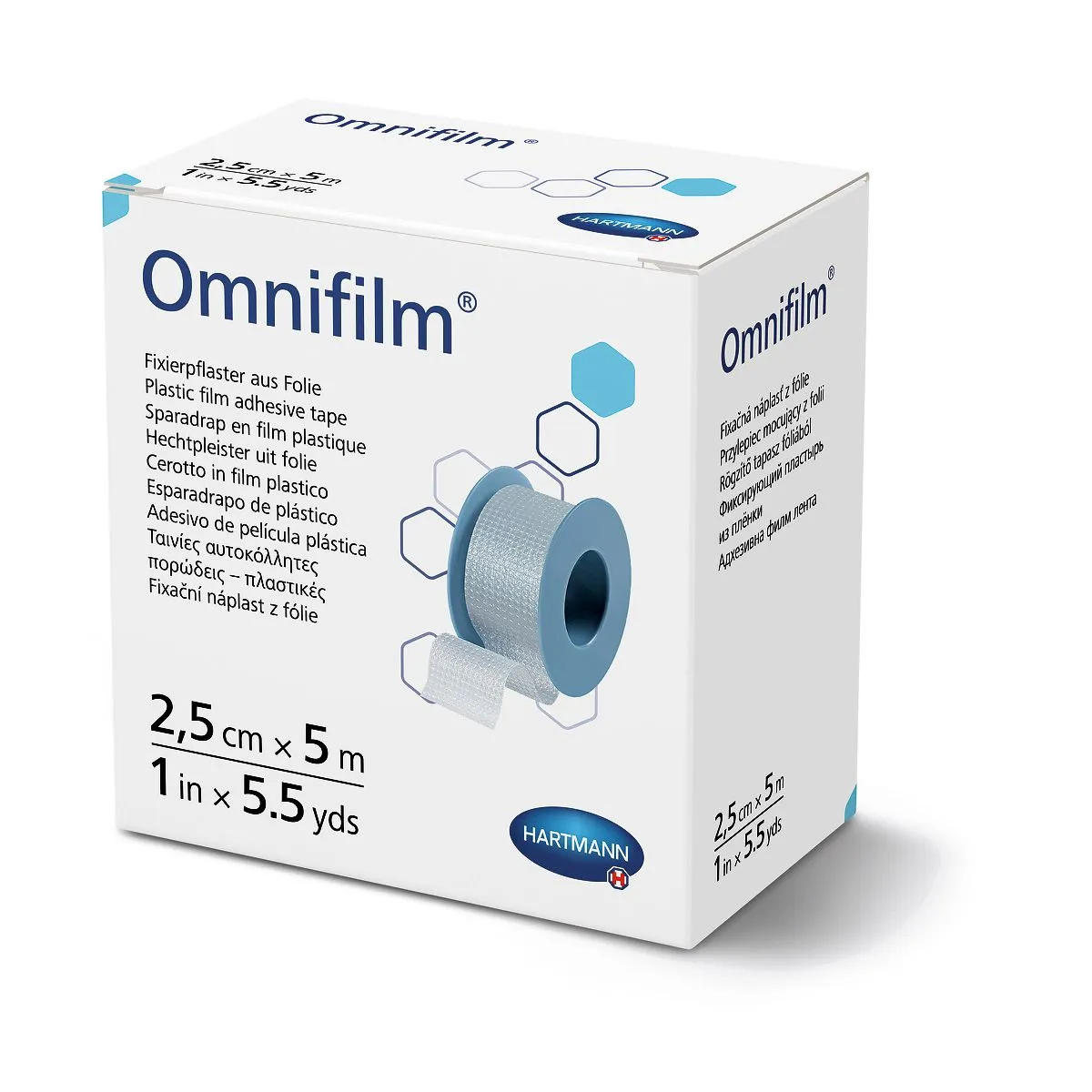 OMNIFILM RULLPLAASTER LÄBIPAISTEV 2,5CMX5M /900434/ - Product Image