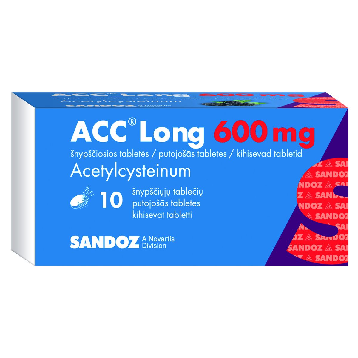 ACC LONG KIHISEV TBL 600MG N10