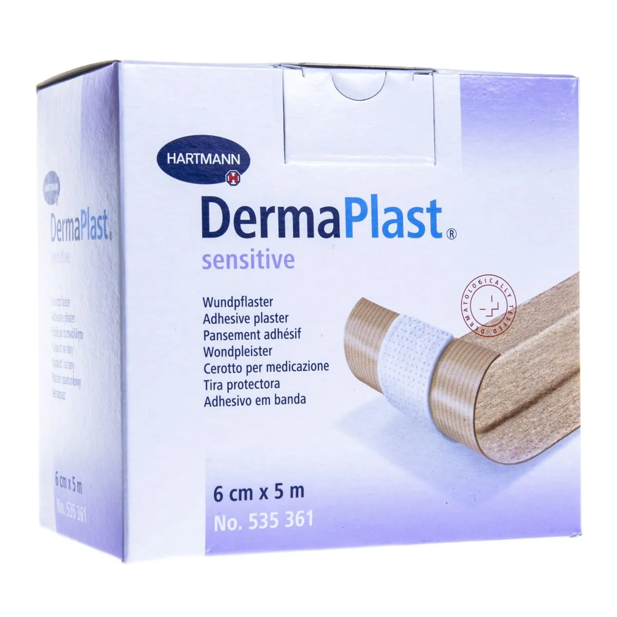 DERMAPLAST PLAASTER RULLIS SENSITIVE  6CMX5M - Product Image