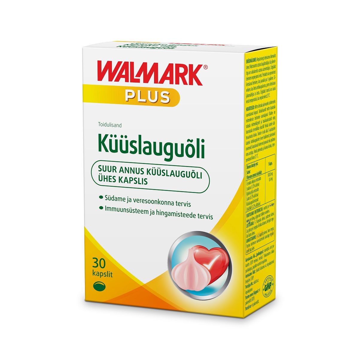 WALMARK KÜÜSLAUGUÕLI KAPSLID N30