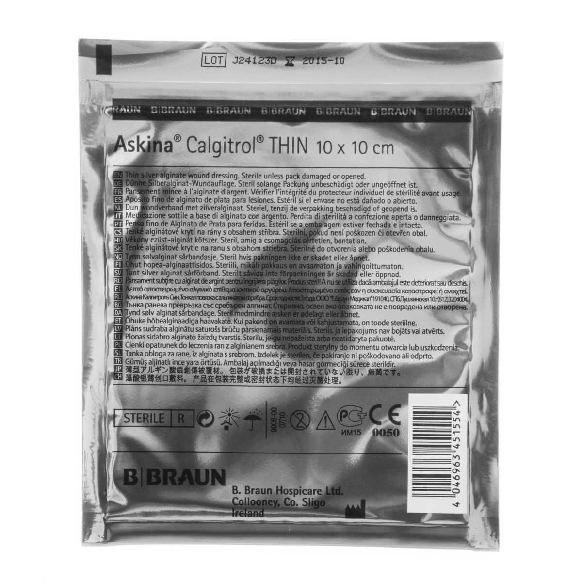 ASKINA CALGITROL THIN HAAVASIDE 10CMX10CM
