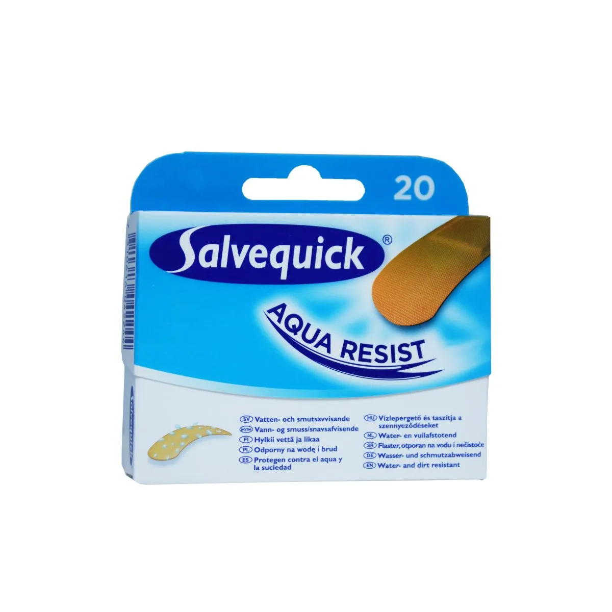 SALVEQUICK PLAASTER AQUA RESIST 1.9X7.2CM N20 - Product Image