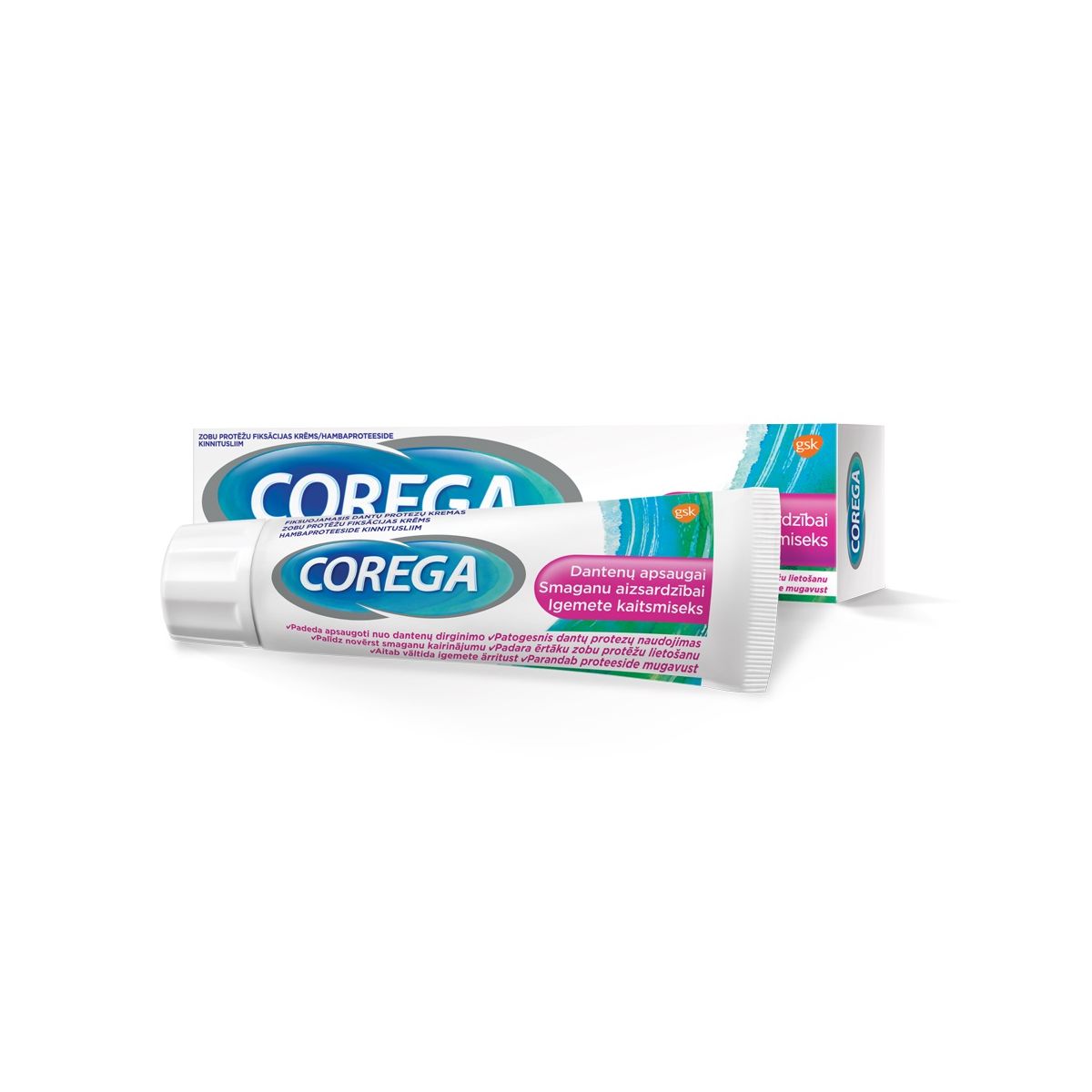 COREGA PROTEESIDE KINNITUSLIIM IGEMETE KAITSEKS 40G - Product Image