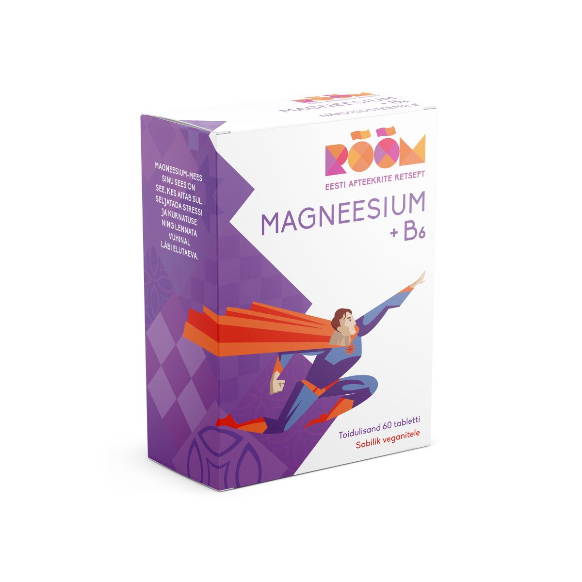 RÕÕM MAGNEESIUM + B6 N60 - Product Image