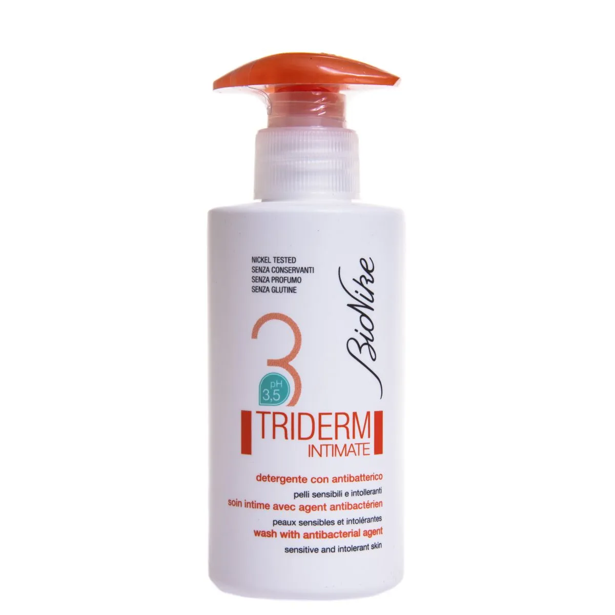 BioNike TRIDERM INTIMATE антибактериальное моющeе средство для интимной гигиены 250мл - Product Image