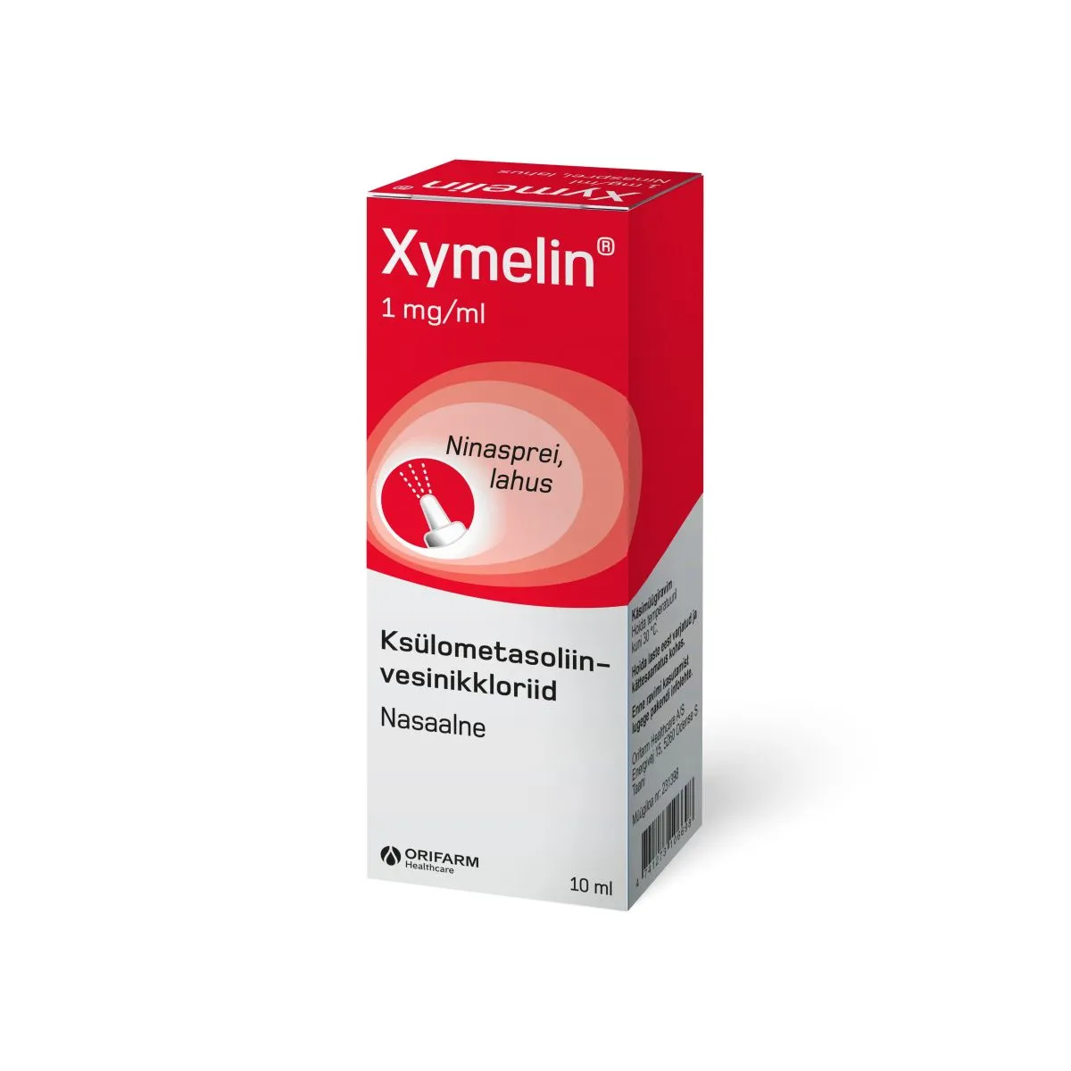 XYMELIN NINASPREI 1MG/ML 10ML - Product Image
