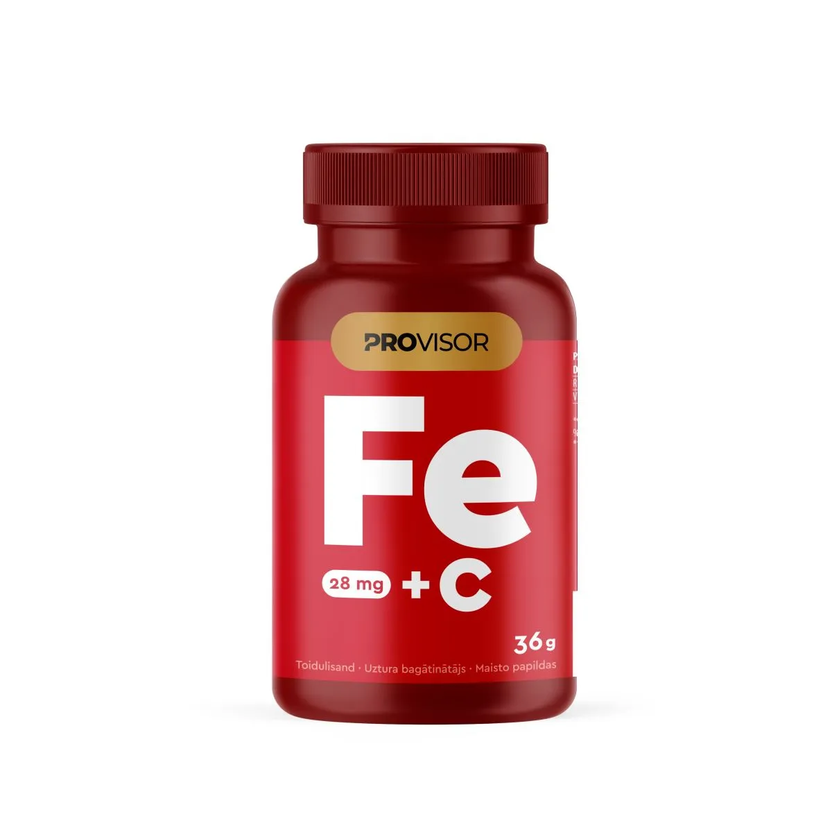 PROVISOR RAUD 28 MG + VITAMIN C KAPSLID N60 UUS - Product Image