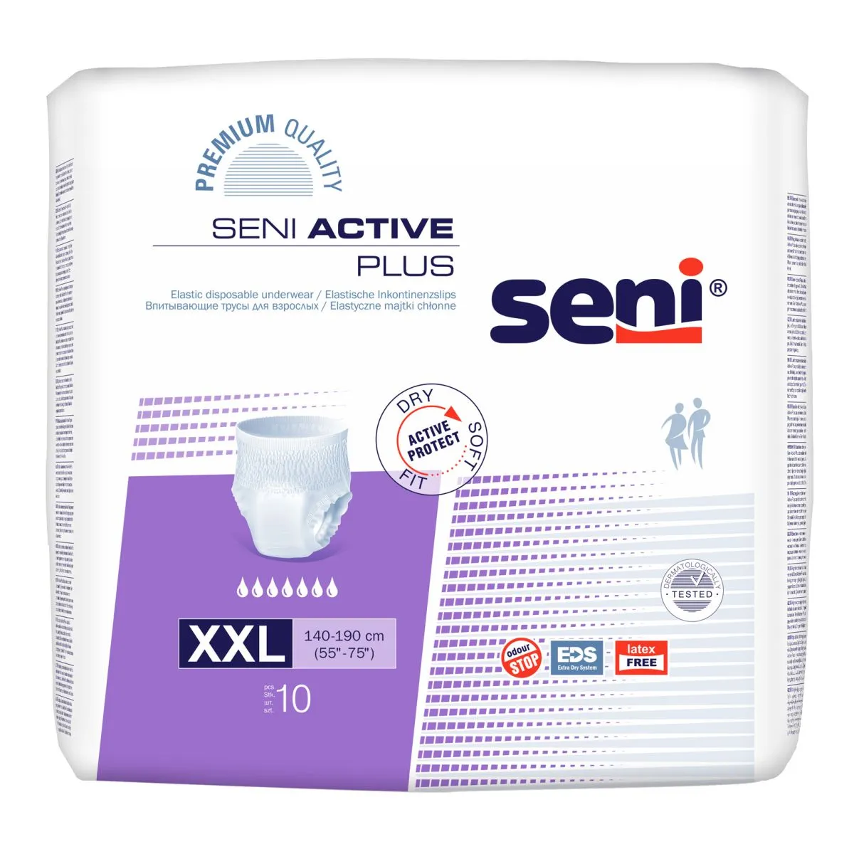 SENI ACTIVE PLUS IMAVAD PÜKSID XXL 2000ML N10 - Product Image