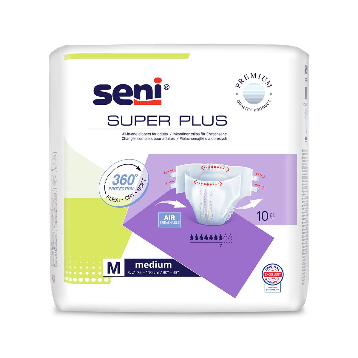SENI SUPER PLUS PÜKSMÄHKMED M 2900ML N10 - Product Image