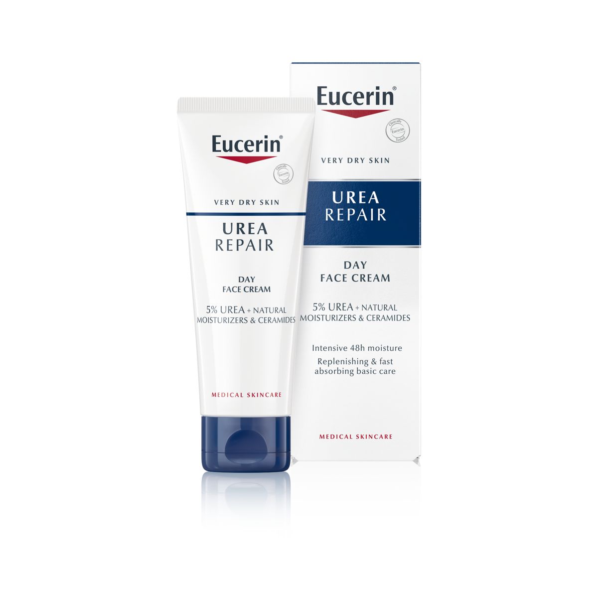 EUCERIN UREAREPAIR NÄOKREEM KUIVALE NAHALE 5% UREA 50ML UUS - Product Image
