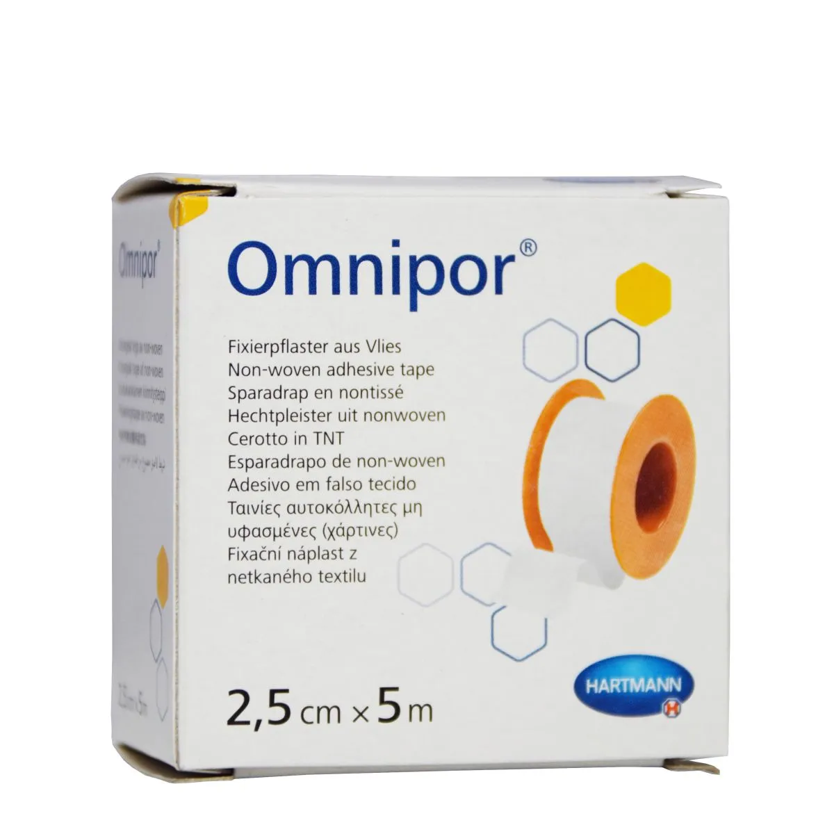 OMNIPOR RULLPLAASTER 2,5CMX5M (PABERIST) /900437/ - Product Image